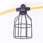 Industrial String Work Light 10-Cages STW 12 / 3 100ft for LED 150W