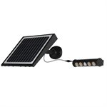 LED Solar Multifunction Motion Light 7-IN-1 Mounting Opt. Black