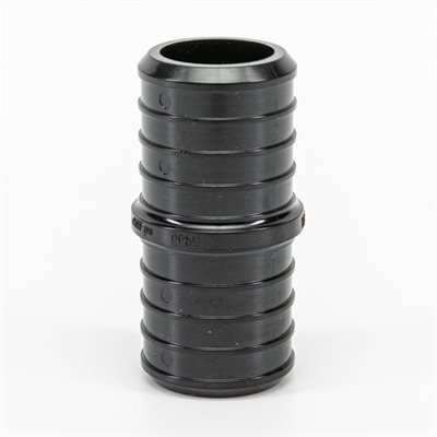 Pex Poly Coupling Barb To Barb 3 / 4in Black