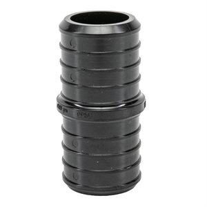 Pex Poly Coupling Barb To Barb 1in Black