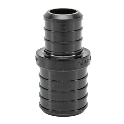 Pex Poly Coupling Barb To Barb 3 / 4 x 1 / 2in Black