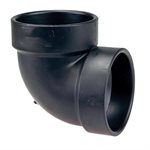 ABS Elbow 90° x 1½in Black