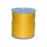 Poly Twist Rope Yellow ¾in x 125ft