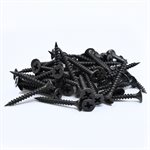 5000PK Drywall Screws Black Zinc #6 x 1-5 / 8in