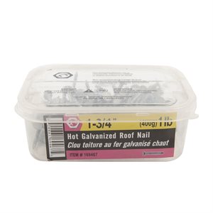 Roofing Nail HD Galv 1 ¾in 1lbs (400g) / pk