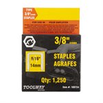 Staples T50 9 / 16in x 3 / 8in Crown 20ga 4 x 1250 / pk