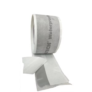 Single Sided Butyl Sealing Rubber Tape 3-1 / 8in x 16ft Gray