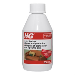 HG detergent et protecteur 4 en 1 pour le cuir 250ml