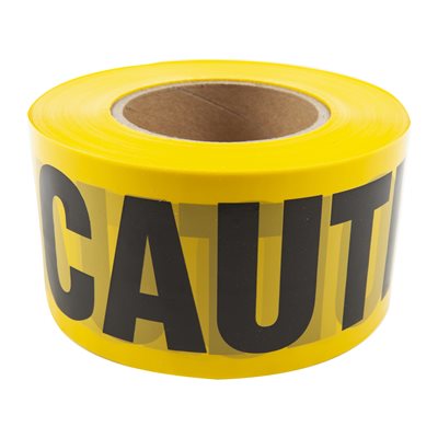 Barrier Caution Tape 3inx500ft Yellow