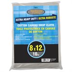 Extra Heavy Duty Cotton Canvas Drop Cloth 10oz 8ft x 12ft