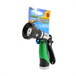 HD Firemans Hose Nozzle Sprayer Rear Trigger Adjustable Spray Black / Green