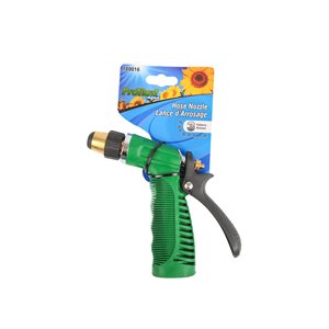 Hose Nozzle Sprayer Rear Trigger Ergo Grip 3 Pattern Green