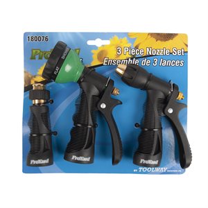 Hose Nozzle Sprayer Value Set 3-Piece