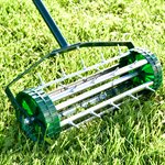 Rolling Lawn Aerator With Modular Handle