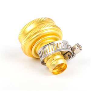 Brass Female Hose End Replacement w / Clamp 1 / 2"