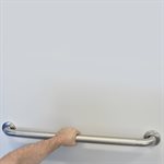 Bathroom Grab Bar Straight 24in x Ø:38mm (1.5in) Stainless Steel