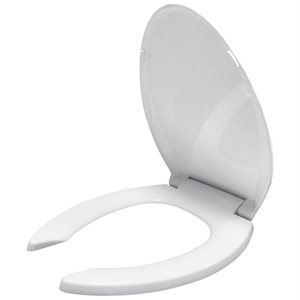 Toilet Seat Elongated With Cover White