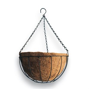 Hanging Wire Basket With Coco Liner 18in (46cm)