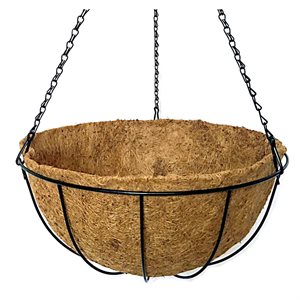 Hanging Wire Basket With Coco Liner 24in (61cm)