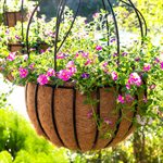 Coco Liner for Wallmount Half Round Wire Basket Planter14in