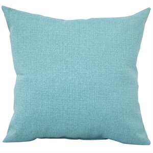 Outdoor Toss Pillow 16in x 16in Solid Teal