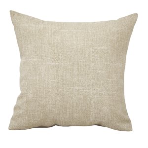 Outdoor Toss Pillow 16in x 16in Solid Sand
