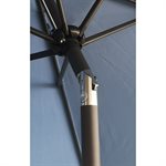 Market Patio Umbrella 9ft Polyester With Tilt & Crank Gray