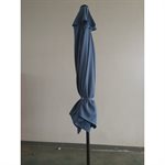 Parasol De Patio Market 9pi Avec Bouton Poussoir Et Manivelle En Polyester Gris