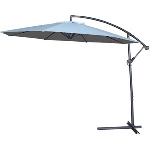 Cantilever Offset Tiltable Umbrella 10ft Gray