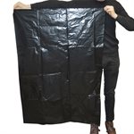 Construction Garbage Bags 35x48in 4mil Black 12pc
