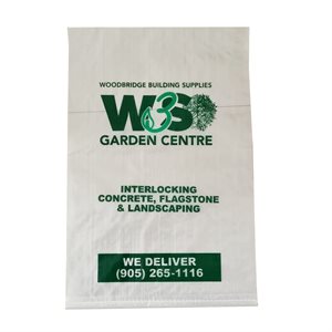 Private Label Woven Aggregates Bag 17.5in x27.5in Clear