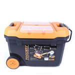 Jumbo Pro Toolbox With Lid & Wheels 23.5 x15x16.5in