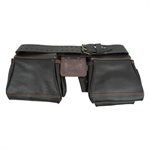 Prestige Waist Apron Leather 15-Pocket with Leather Belt (2L / 4M / 9S)