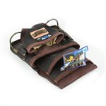Heavy Duty Tool Bag Oil Tanned Leather 10-Pocket