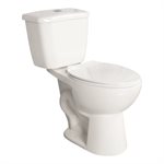 2-Piece Toilet Dual Flush 4L / 6L Elongated Bowl White