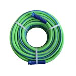 Hybrid Garden Hose 5 / 8inx2.5mmx25ft 200PSI With Aluminum Coupling Blue