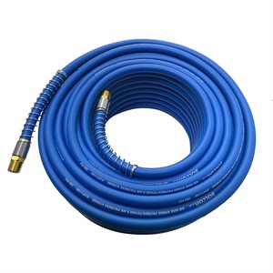 Air Hose Hybrid Polymer With Spring Bend Restrictor ¼in x 100ft
