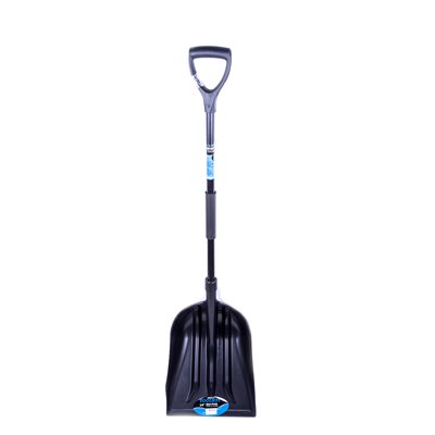 Snow Shovel 14" Poly Blade Steel Handle D-grip 55in