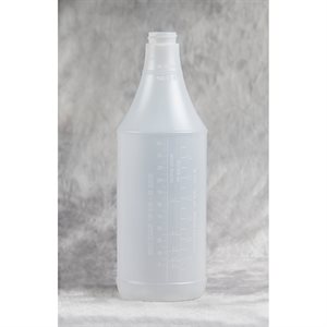 Empty Spray Bottle Only Round 1L / 32oz Natural