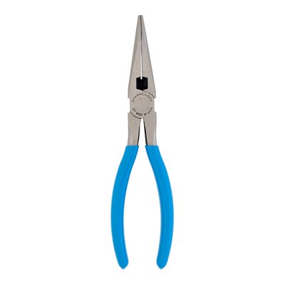 Plier 8in Long Nose with Side Cutter