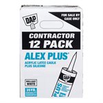 Alex Plus Acrylic Latex Caulk Plus Silicone 300ml White