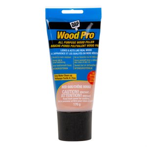 Wood Pro All Purpose Latex Wood Filler Tube 170gr Red Oak