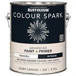 Colour Spark Eggshell Ivory Canvas