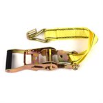 Tie Down Ratchet Strap With J-Hooks 1½in x 15ft 1670lb