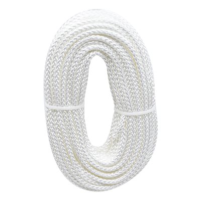 8-Carrier Diamond Braided Poly Rope 1 / 4in x 100ft