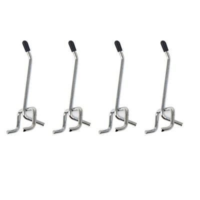 Double Prong Peg Hook 2" 4Pk