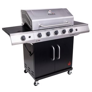 Performance Series 5-Burner Gas Grill with Side Burner and Cabinet