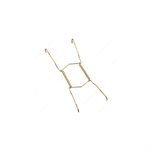 Brass Plate Hanger 11in to 18in