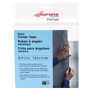 FibaTape Metal Corner Drywall Tape 5cm x 7.6m