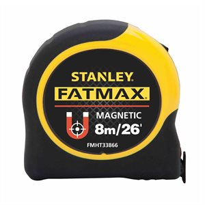 Fat Max Ruban À Mesurer 26pi / 8m x 1¼po Métrique / Impérial Magnetic Hook